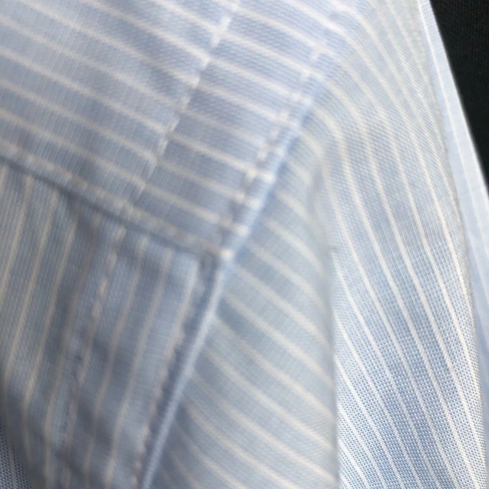 Unlisted, Kenneth Cole reg fit men 18-18 1/2, 34-35 2XL Bangladesh blue 60% cot - Picture 5 of 7